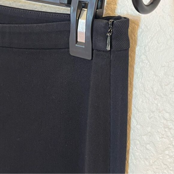 Eileen Fisher Organic Cotton Twill Slim Ankle Pants in Black size 4 - Picture 8 of 10